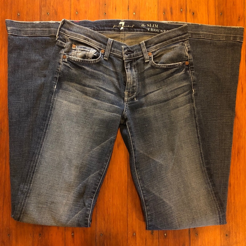 7 For All Mankind Slim Trouser LONG!